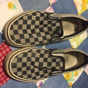 Vans checkered slides
